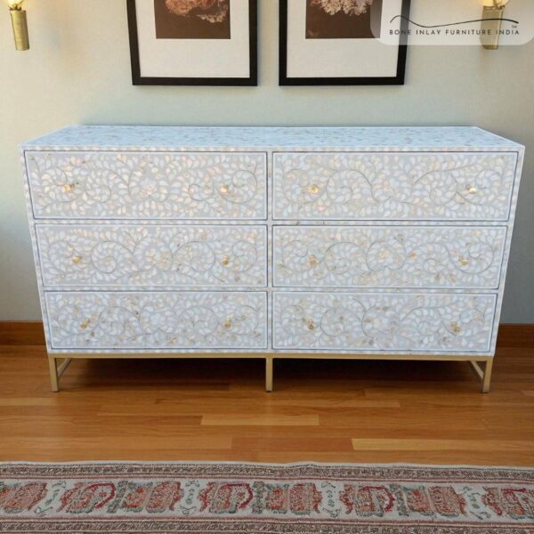 Mother of Pearl Chest of Drawer