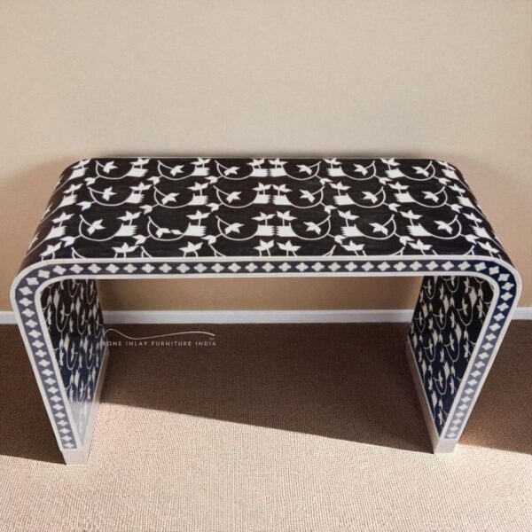 Bone Inlay Console Table