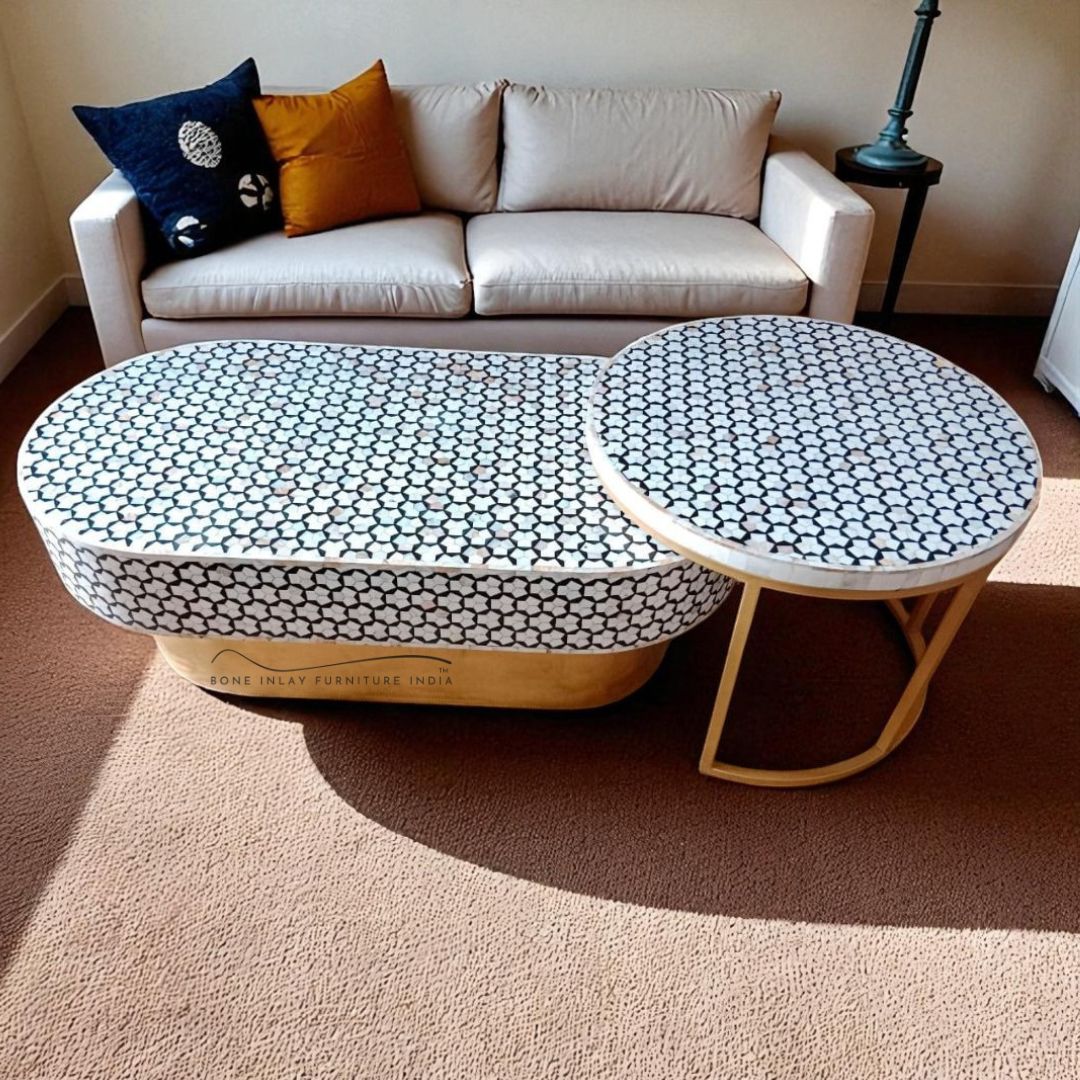 459 Mother of Pearl Coffee Table Set