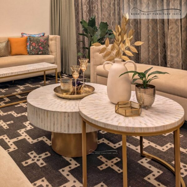 Mother of Pearl Nesting Tables