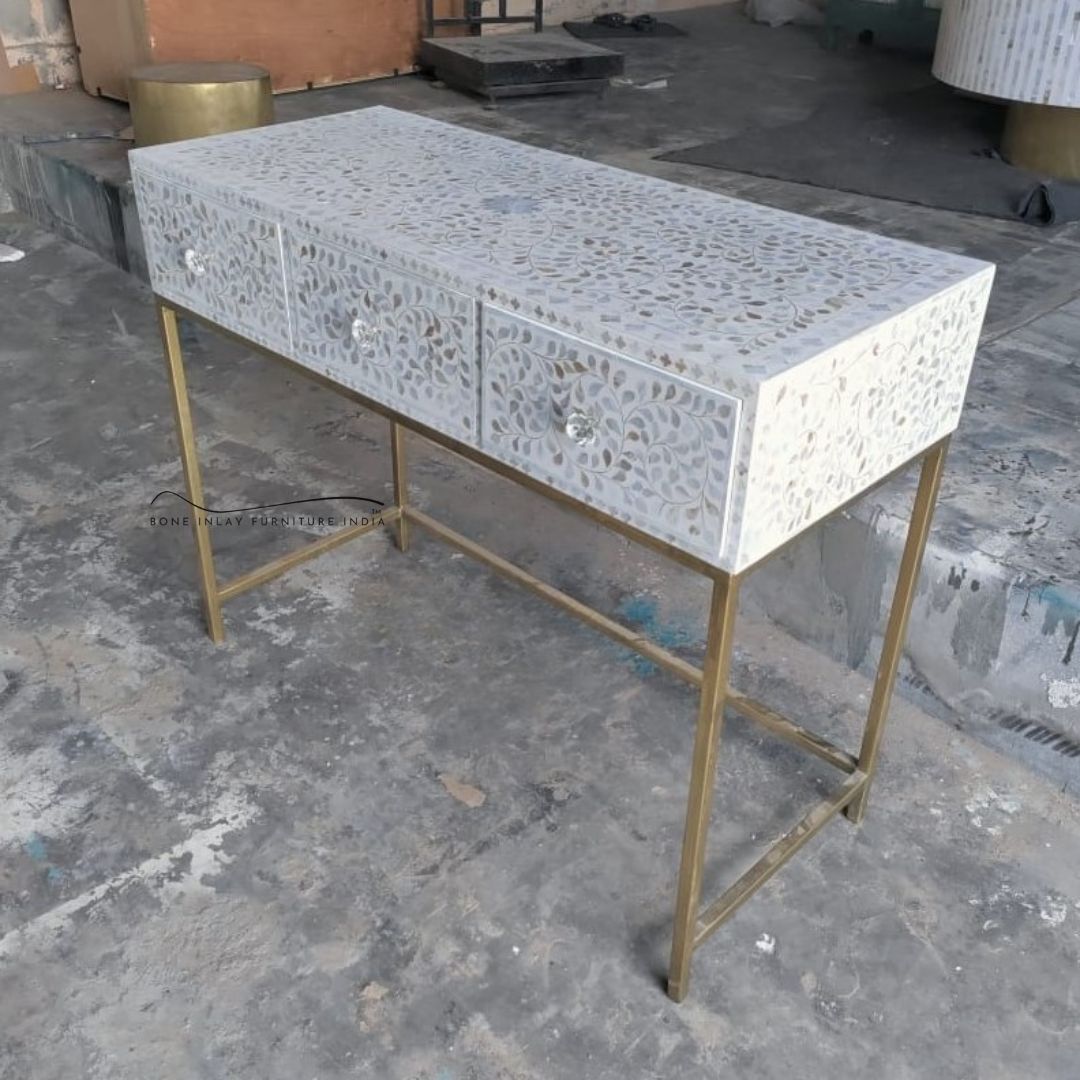 Mother of Pearl Console Table