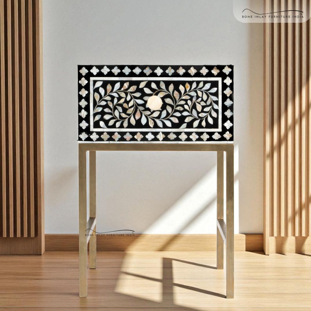 Mother of pearl bedside table