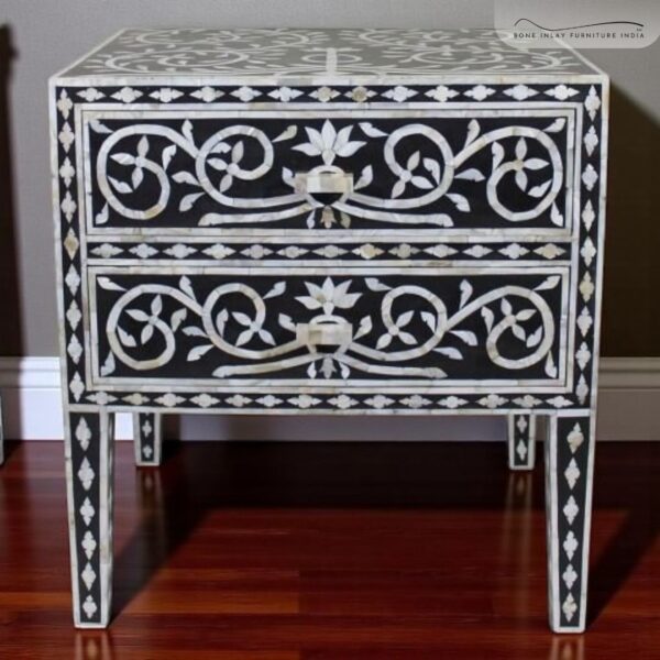 Mother of pearl bedside table