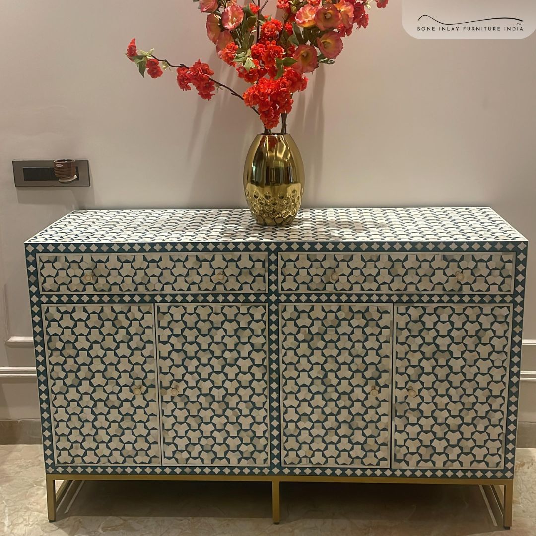 Bone inlay sideboard