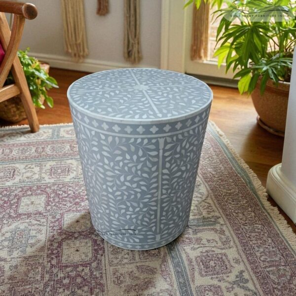 Bone inlay Side Table