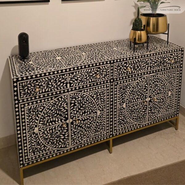 Bone Inlay Chest of Drawers