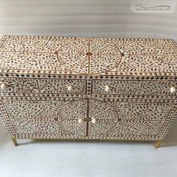 Wood Inlay Sideboard