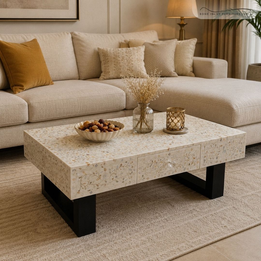 Mother of Pearl Coffee Table