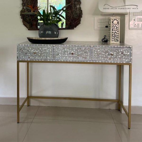 Mother of Pearl Console Table